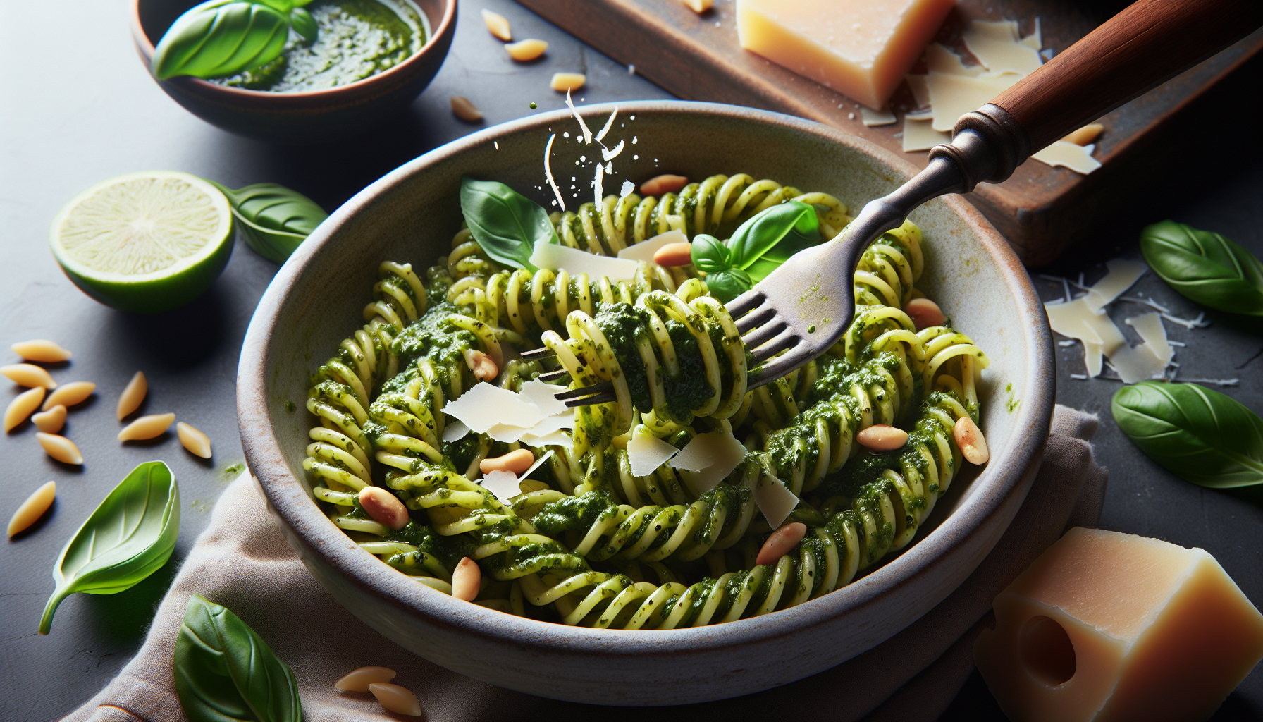 pasta fredda con pesto